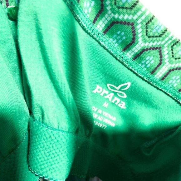 [SOLD] Prana Women's Size M Quinn Dress Cool Green Ibiza Racerback Knee Length - Picture 4 of 10